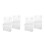 4Pcs Clear Acrylic Wall Mounted Document and Pamphlet Holder 1