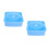 2Pcs Multifunctional Sky-Blue Plastic Craft Organizer Caddy for Kids 1