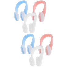 6Pcs Silicone Swim Nose Clips for Adults Kids Assorted Colors Swimming