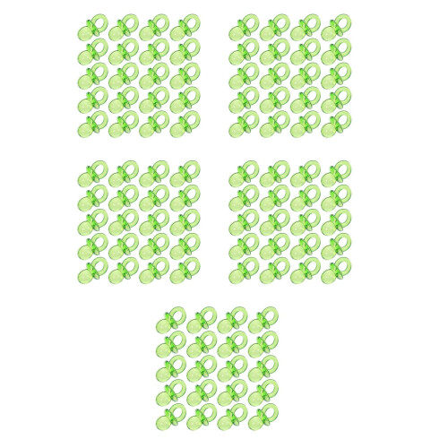 1000Pcs Cute Light Green Acrylic Shower Pacifier Party Props