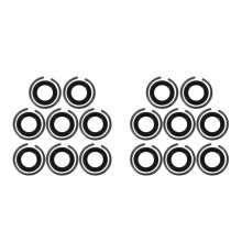 16Sets Black Impact Wrench Retainer Rings High Precision Socket Clips