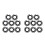 16Sets Black Impact Wrench Retainer Rings High Precision Socket Clips 1