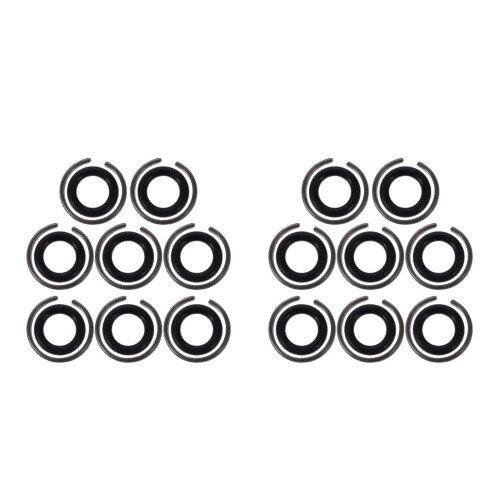 16Sets Black Impact Wrench Retainer Rings High Precision Socket Clips