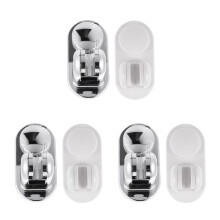 6St Kunststof Zuignap Douchewandhouder Voor Badkamer Met Vergrendeling