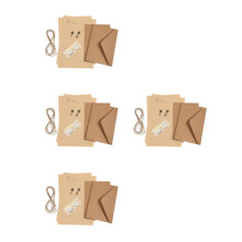 8Sets Elegant Retro Stationery Paper and Envelop Envelope Writing Kit