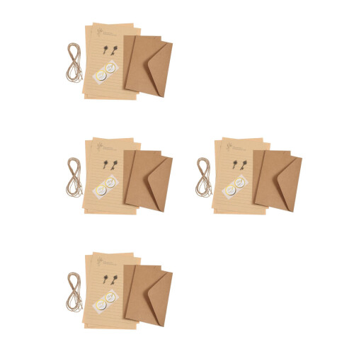 8Sets Elegant Retro Stationery Paper and Envelop Envelope Writing Kit