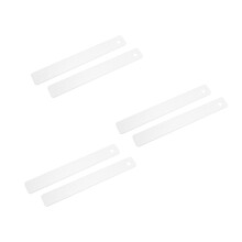 3Pairs Clear Acrylic Clay Rolling Pin Measuring Tools for