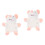 2Stk Handpuppen Weiß Für Kinder Storytelling 6