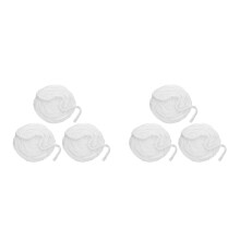 6Packs Soft Cotton Strips for Hair Perming Convenient Disposable Coils