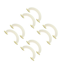 8Pcs Comfortable PU Pull Handles for Luggage and Toolboxes