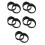 10Pcs Black Plastic Eyepiece Protector Sleeve for Laboratory Use 1