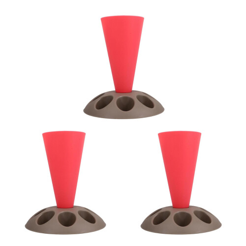 3Pcs Plastic Pastry Bag Holder Stands for Baking Tools and Nozzles