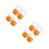 8Pièces Mini Seaux Orange Pour Bonbons Halloween 8