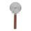 Stainless Steel Pizza Roller Cutter Wooden Handle Kitchen Tool 1