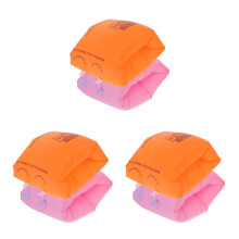 6Pairs Adult Swimming Arm Floaties PVC Material Assorted Color Durable