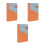 3Pcs Orange Writing Notepad 2020 Agenda Notebook Daily Use 7