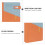 3Pcs Orange Writing Notepad 2020 Agenda Notebook Daily Use 10