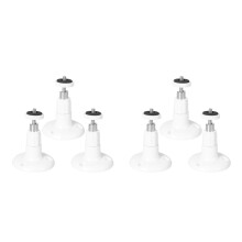 6Pcs Adjustable Camera Wall Mount White Monitor Support Bracket
