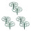 6Pcs Ppe Material Plants Support Stand Green Climbing 1