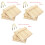 300Pièces Ustensiles Bois Beige Usage Cuisine Barbecue 2