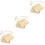 300Pièces Ustensiles Bois Beige Usage Cuisine Barbecue 4