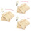 300Pièces Ustensiles Bois Beige Usage Cuisine Barbecue 5