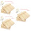 300Pièces Ustensiles Bois Beige Usage Cuisine Barbecue 6