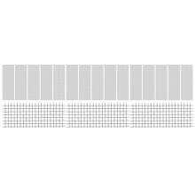 15Pcs Lightweight Silver Welding Mesh Kit for Automotive Bumper Repair