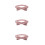 3Pièces Nœuds Coton Rose Ajustables Pour Enfants Polyvalents 7