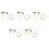 5Sets Haarfärbe-Set Grün Mit Und Mischschale Aus Nylon Und PP 6