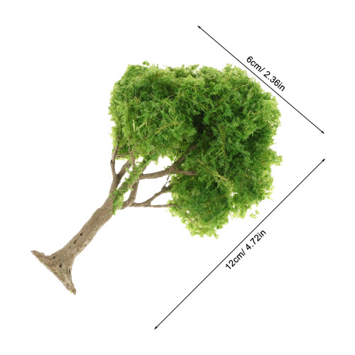 Green Simulation Mini Trees for Model Railroad Scenery 1