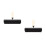 2Pcs Glue Roller for Painting Rubber Wood Handle Durable Black Tool 6