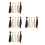 20Pièces Perruques Droites Synthétiques Accessoires De Coiffure 8