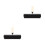 2Pcs Glue Roller for Painting Rubber Wood Handle Durable Black Tool 9