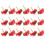 100Pièces Punaises Décoratives Rouges Forme Fruit Pour Notes Et Photos 2