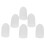30Pcs Silicone Spill-Proof White Covers for Tea and Coffee Pots 3