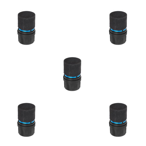 5Pcs DIY Mic Accessory Black Clear Sound Core for Home Microphone