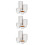144Pcs White PP Tea Cups for Household Storage 1