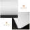 4Pièces Plaques Mousse Flexibles Blanches Pour Emballage Et Livraison 9