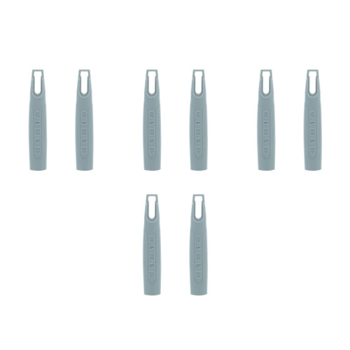 8Pcs Versatile Plastic Broom & Dustpan Handle Grips for Home Cleaning