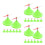 24Pcs Portable Mini Compass Precise Magnetic Needle for Classroom Use 1