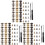 180Sets Practical Brass and Iron Rivet Studs Screw Kit Assorted Colors 3