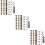 180Sets Practical Brass and Iron Rivet Studs Screw Kit Assorted Colors 9
