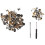 180Sets Practical Brass and Iron Rivet Studs Screw Kit Assorted Colors 11