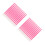 100Pcs Professional Nail Art Tools Rosy Plastic Cuticle Pusher Set 1