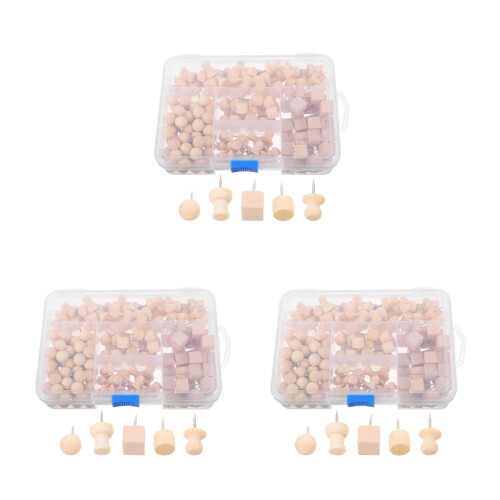 540Pièces Épingles Bois Beige Pour Tableau Et