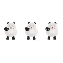 3Pcs Ceramic Soy Sauce Dishes and Dual Use Chopstick Rests