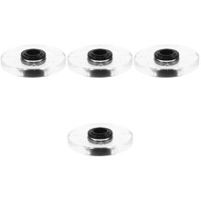 4Pcs Acrylic Pool Bridge Stick Rack Assorted Color Lightweight Durable