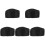 5Pcs Simple Black Chef Hats Breathable and Durable Kitchen Cook Caps 3
