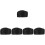 5Pcs Simple Black Chef Hats Breathable and Durable Kitchen Cook Caps 6